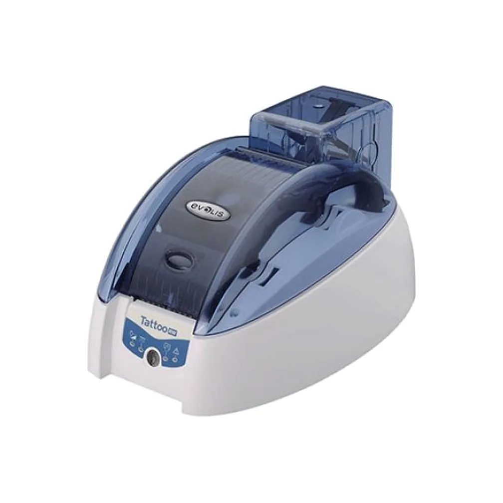Stampante Evolis Tattoo2 RW - vista di tre quarti