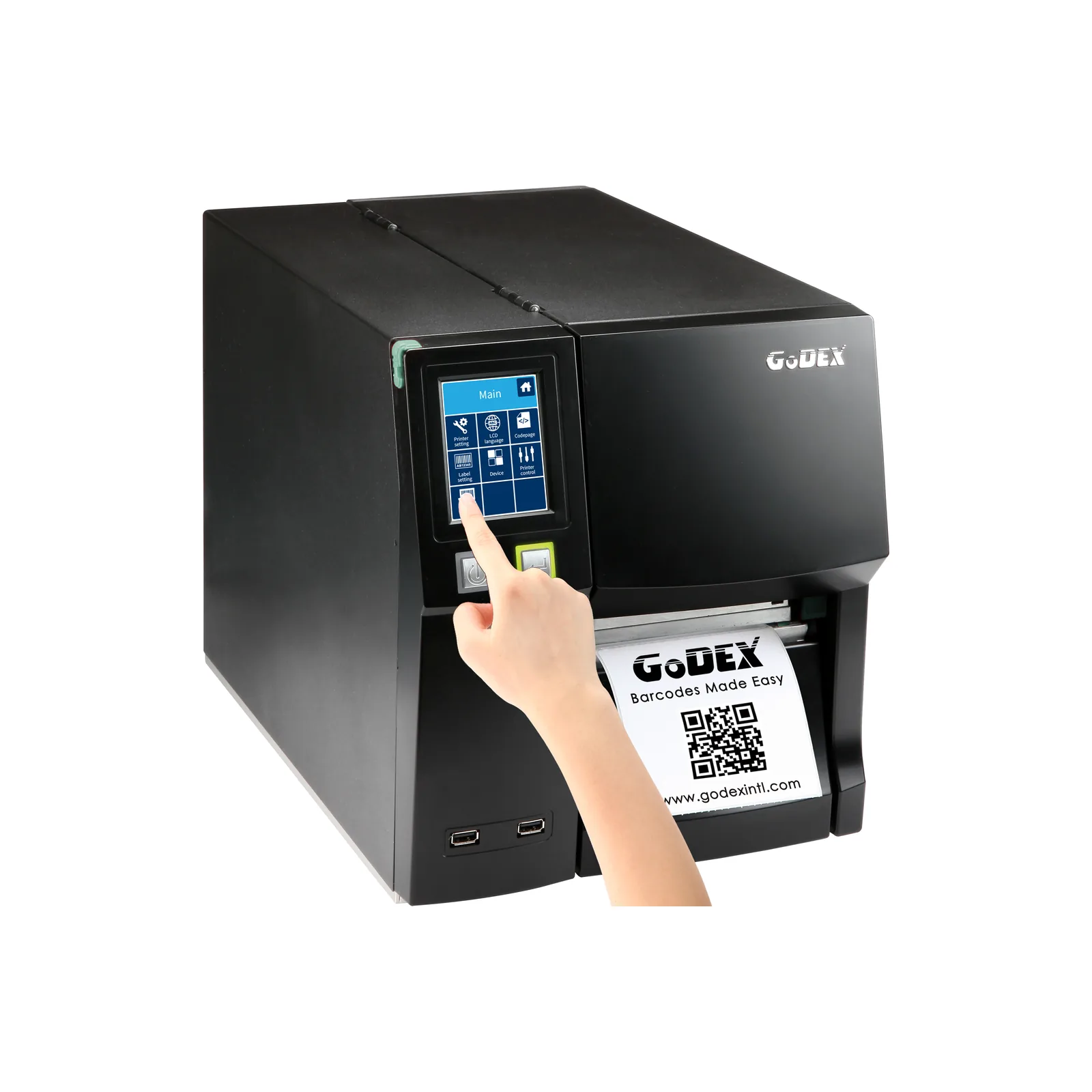 Stampante Godex GDX-ZX 1X00I Series - vista in uso