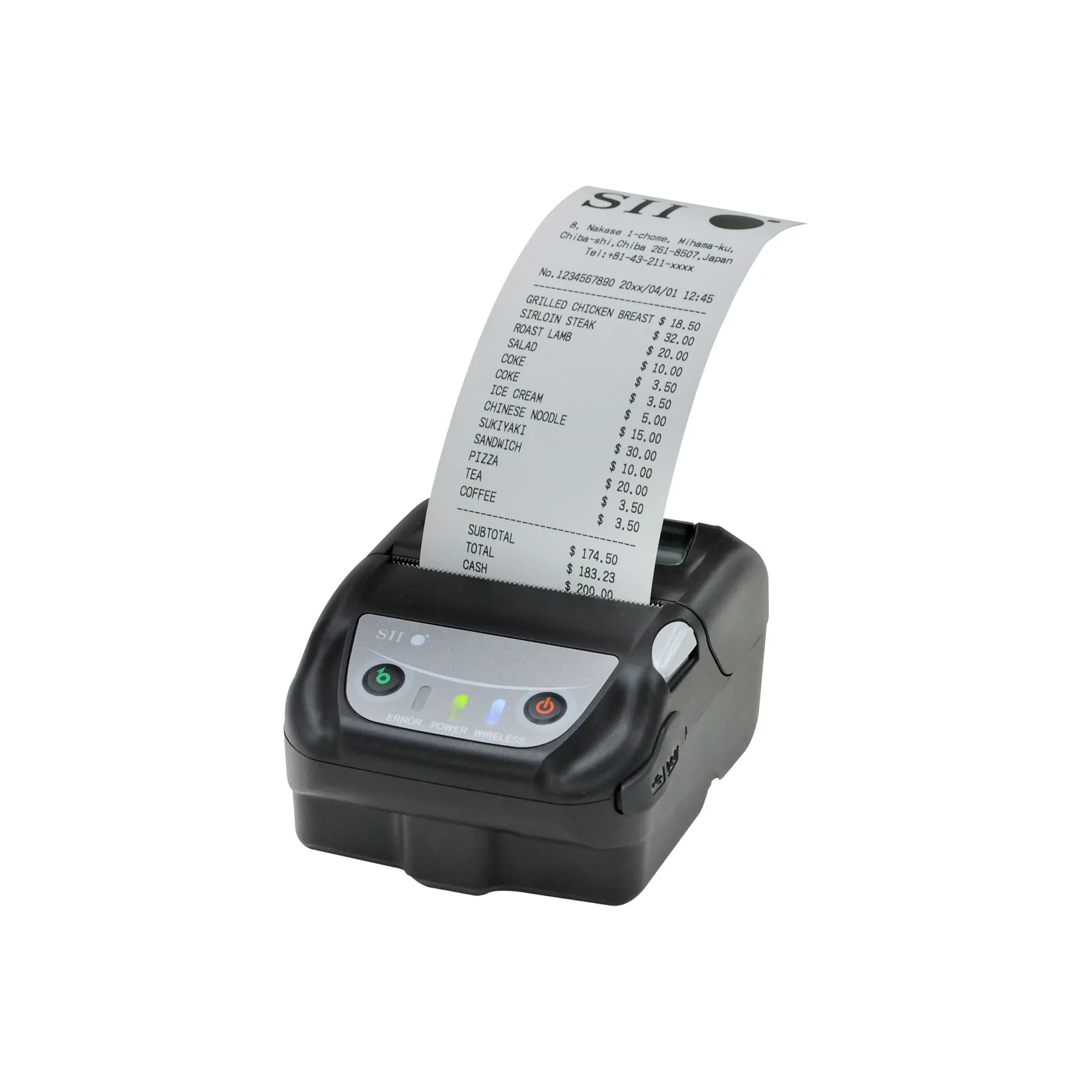Stampante portatile Seiko MP-B21L - vista prodotto