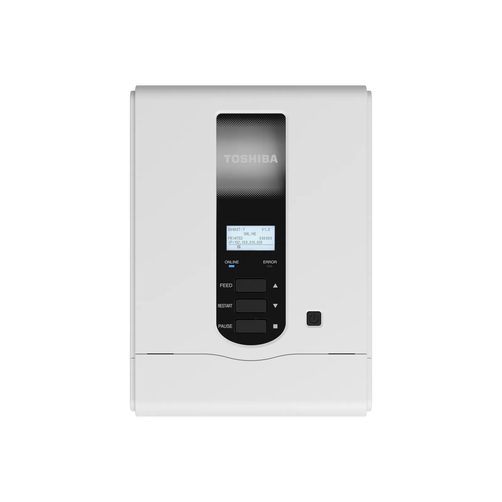 Stampante Toshiba BV410T - vista dall’alto