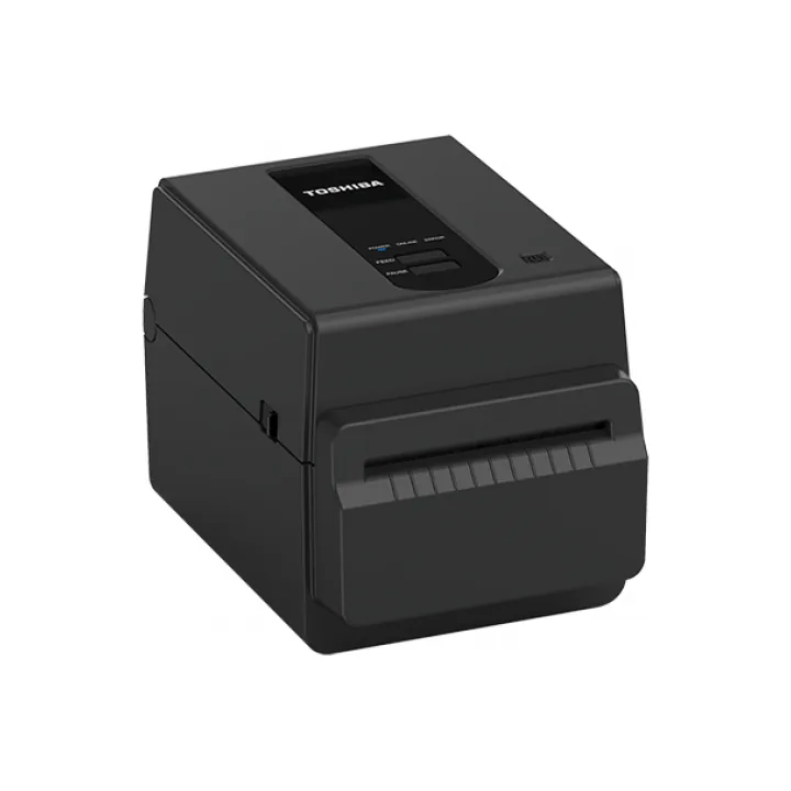 Stampante Toshiba BV420D Linerless - vista tre quarti da sinistra