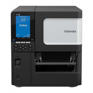 Stampante industriale Toshiba BX410T vista frontale
