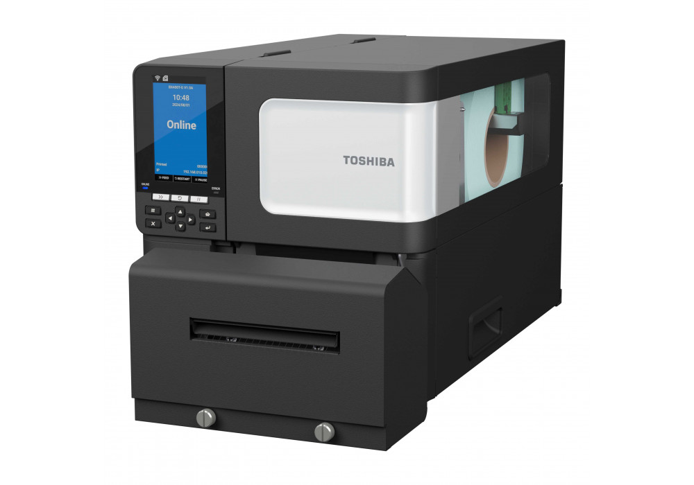 Stampante Toshiba BX410T con il modulo taglierina montato