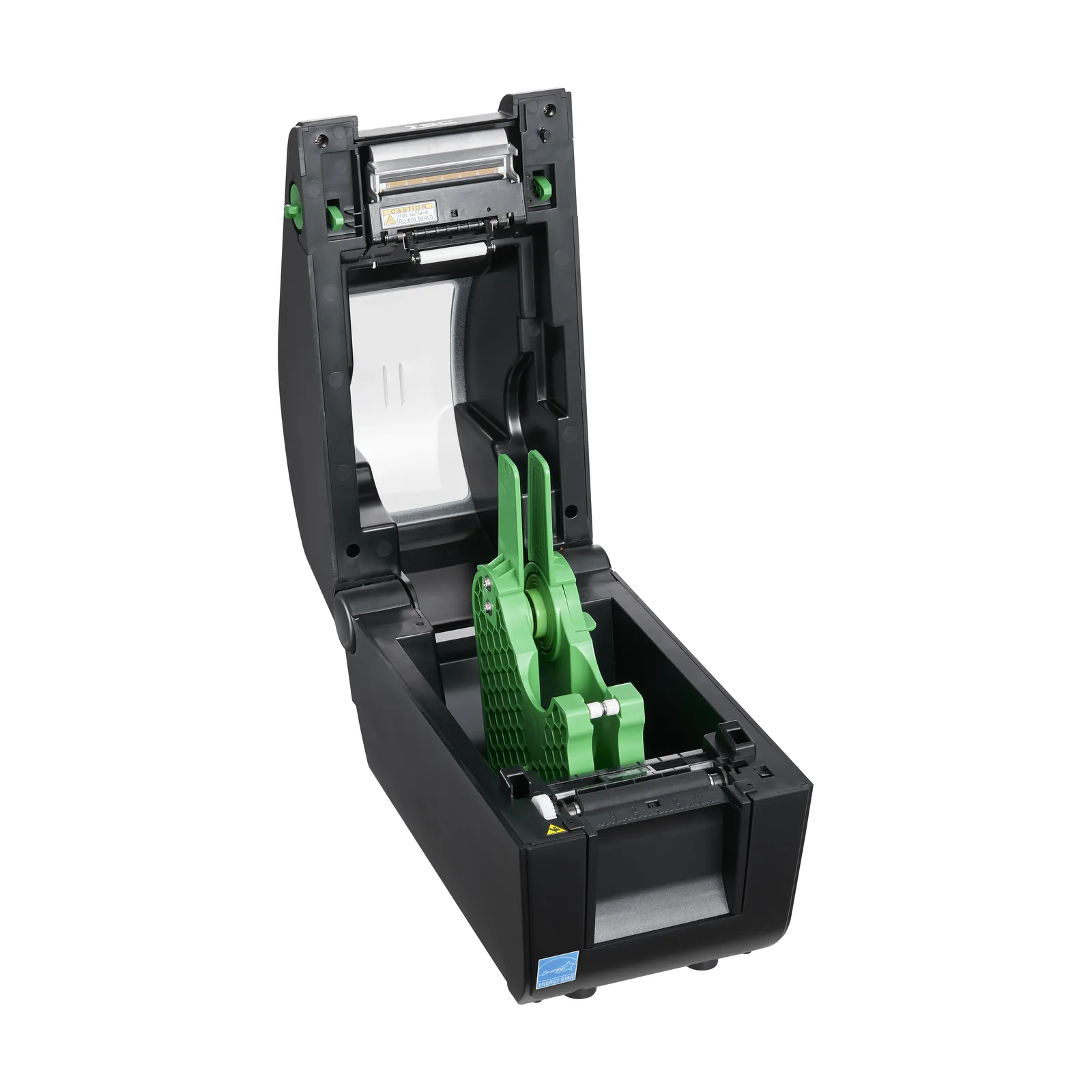 Stampante TSC DH220L - vista versione touch aperta destra