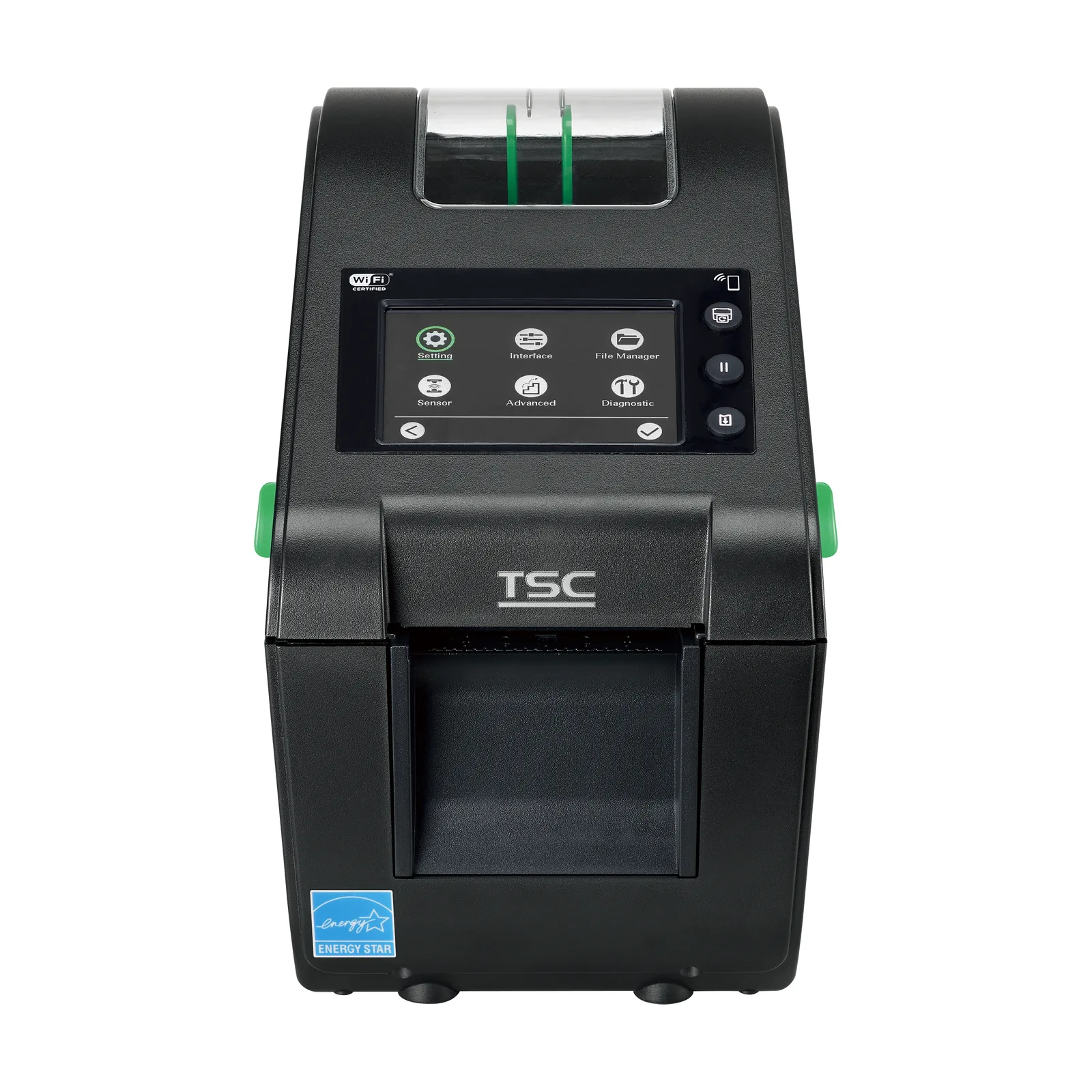 Stampante TSC DH220L - vista versione touch fronte