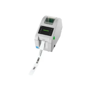 Stampante TSC DH220LHC - vista bianca pannello LED braccialetto
