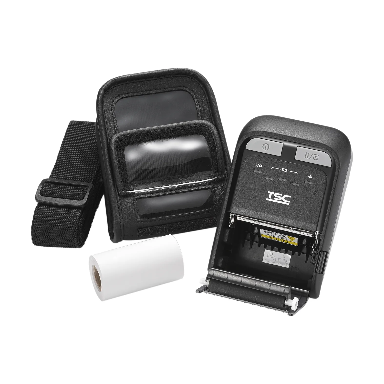 Stampante TSC TDM-20 - vista aperta con custodia