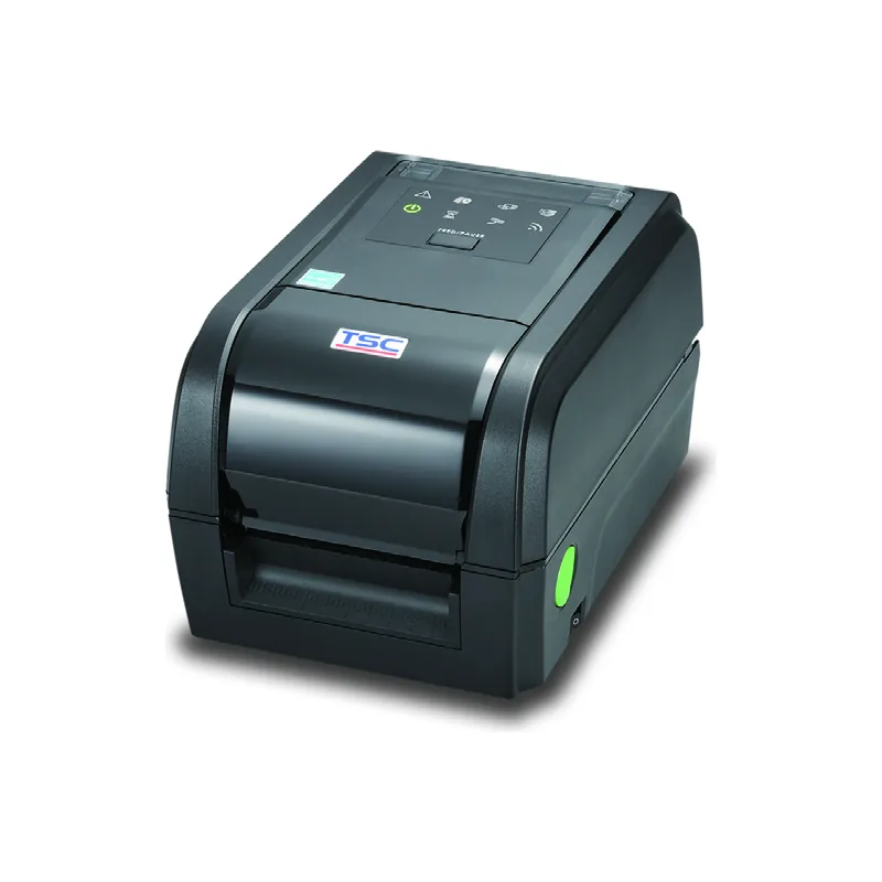 Stampante TSC TX210 - vista tre quarti anteriore sinistro - versione con pannello LED