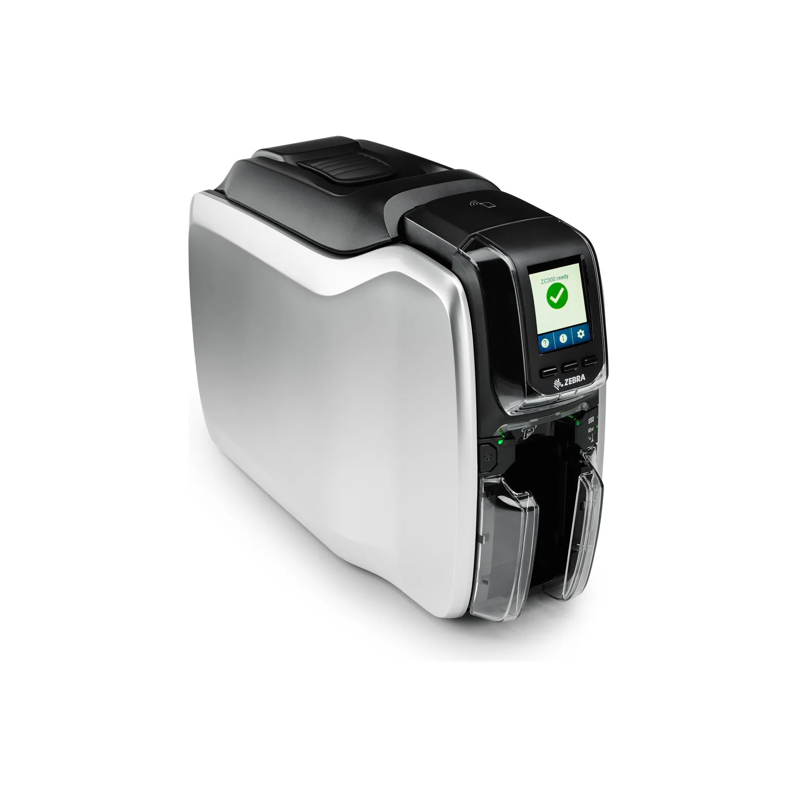 Stampante Zebra ZC300 - vista fronte (vista standard da scheda prodotto)