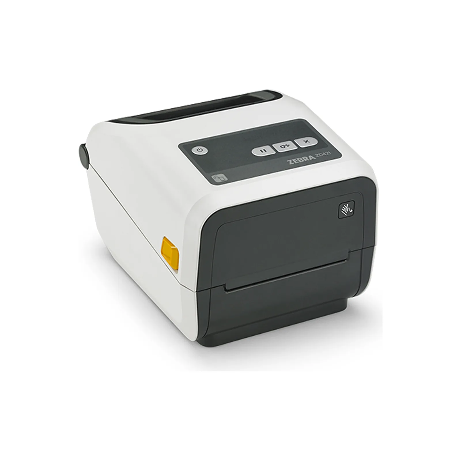 Stampante Zebra ZD421 Healthcare - vista fronte (variante con cartuccia nastro, codice C0E)