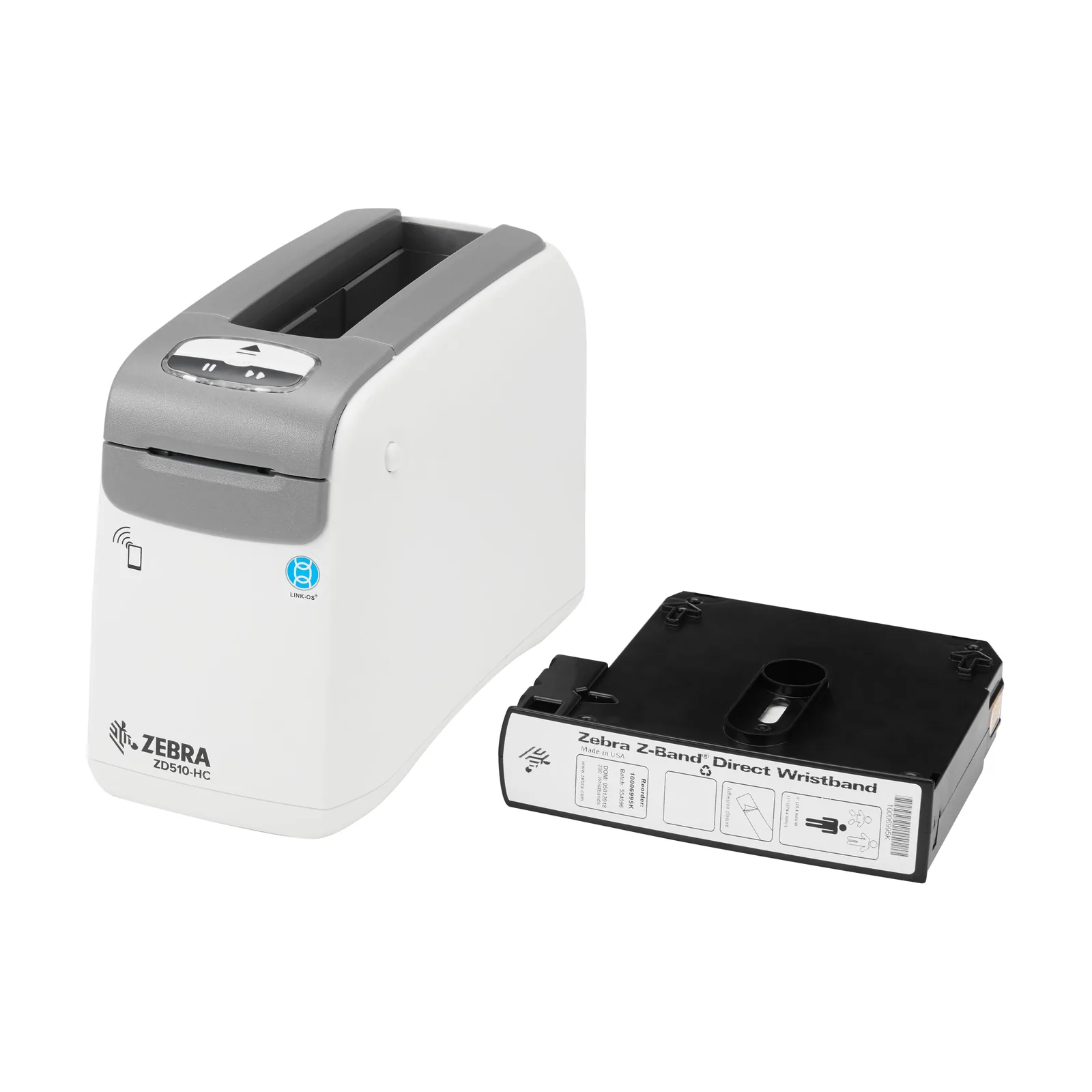 Stampante Zebra ZD510 - vista tre quarti col frontale verso sinistra