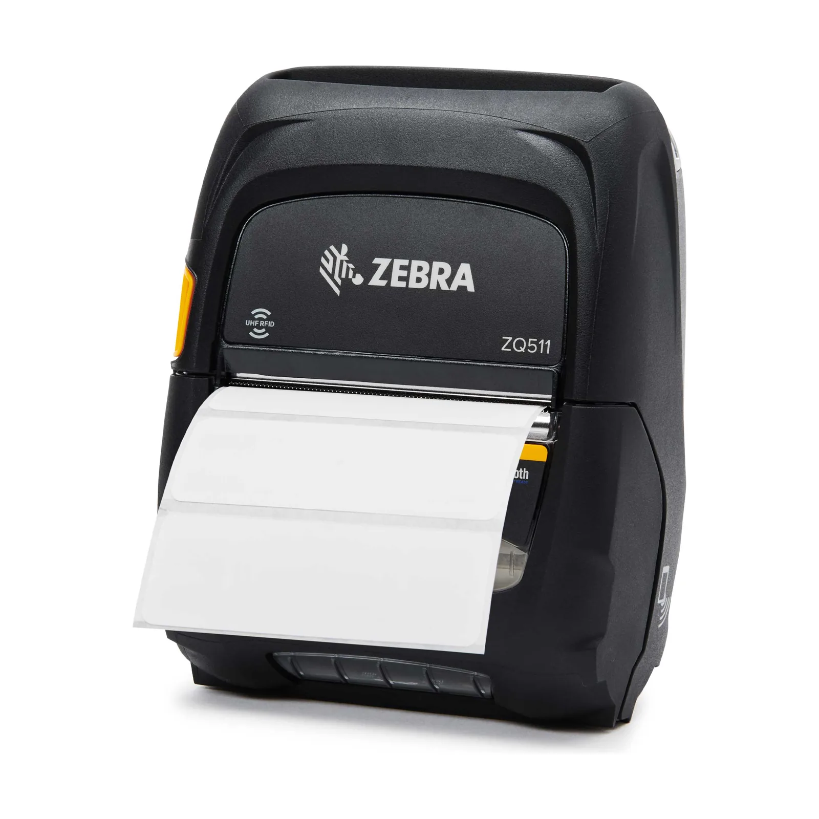 Stampante Zebra ZQ500 - vista tre quarti col lato destro visibile