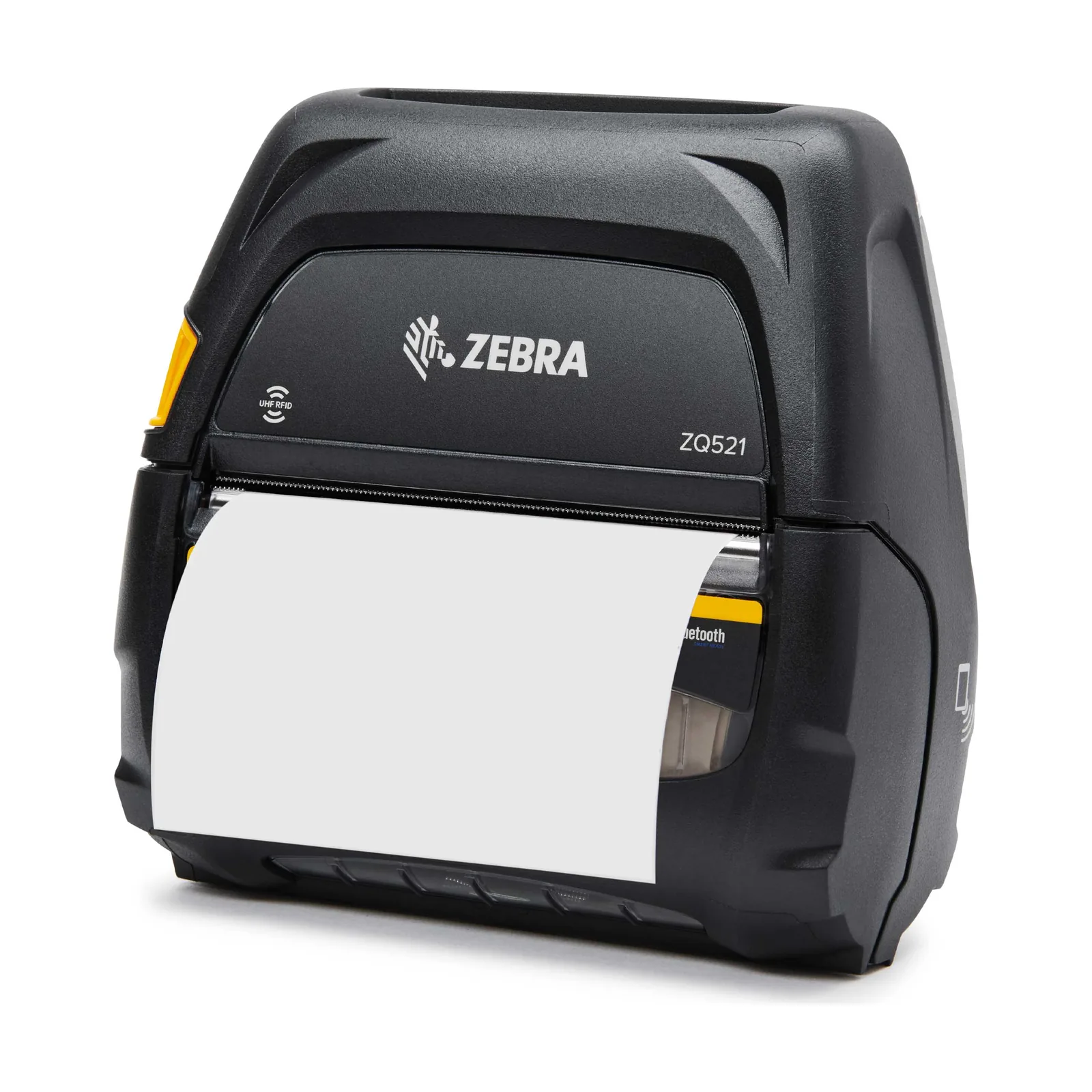 Stampante Zebra ZQ500 - vista tre quarti col lato destro visibile