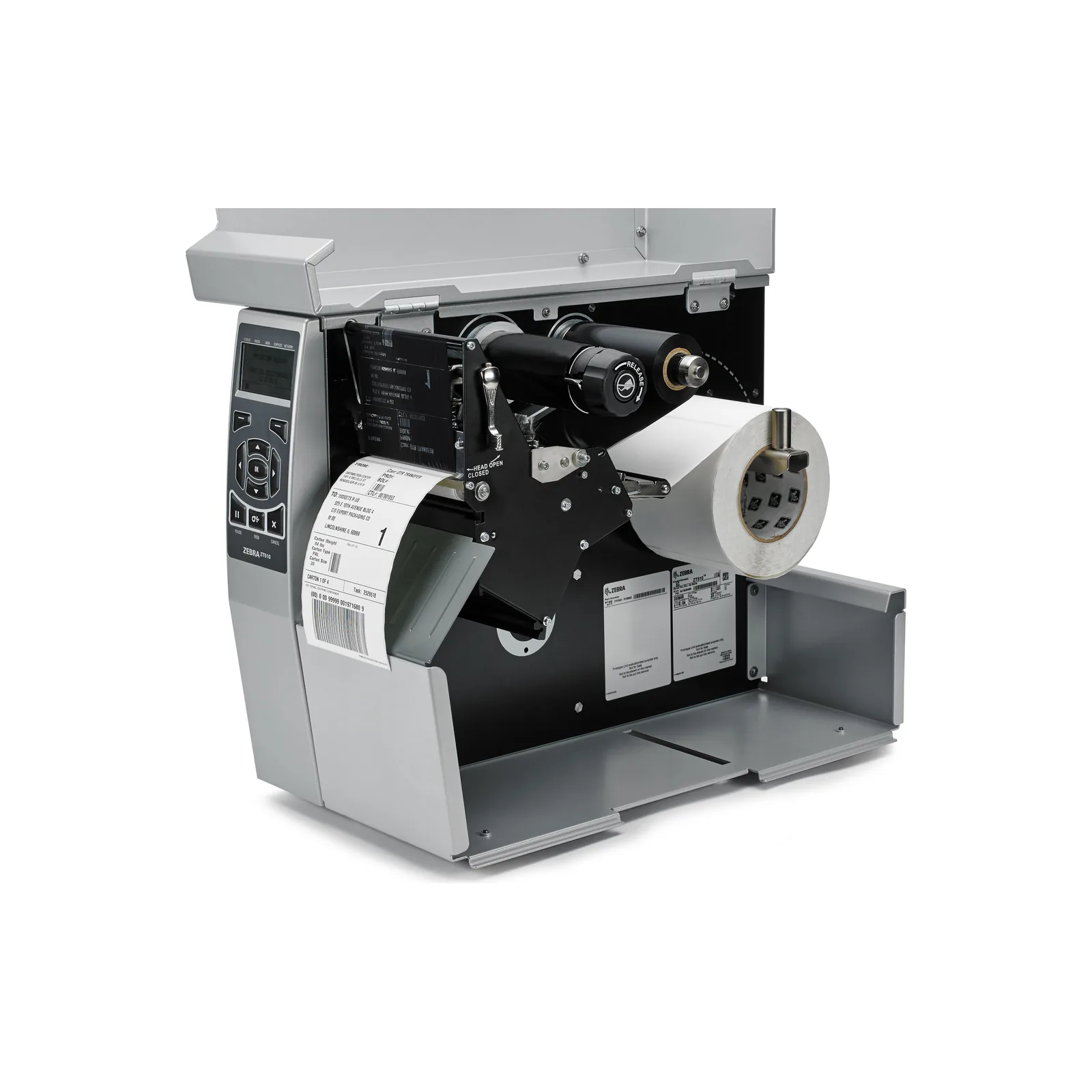 Stampante Zebra ZT510 - vista dettaglio