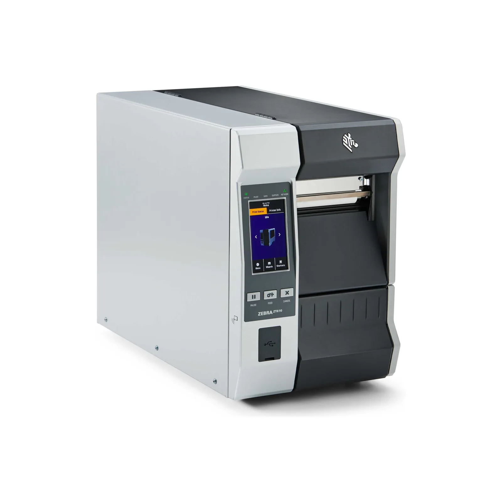 Stampante Zebra ZT610 - vista tre quarti da destra