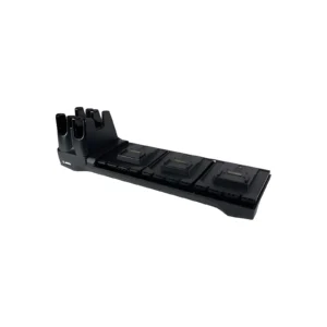 Stazione senza coppe 3 posti + 4 batterie, ricarica e comunicazione, Zebra per RFD40/RFD90 (CRD3S4T-RFD49-BASE-COM-1R) - vista prodotto