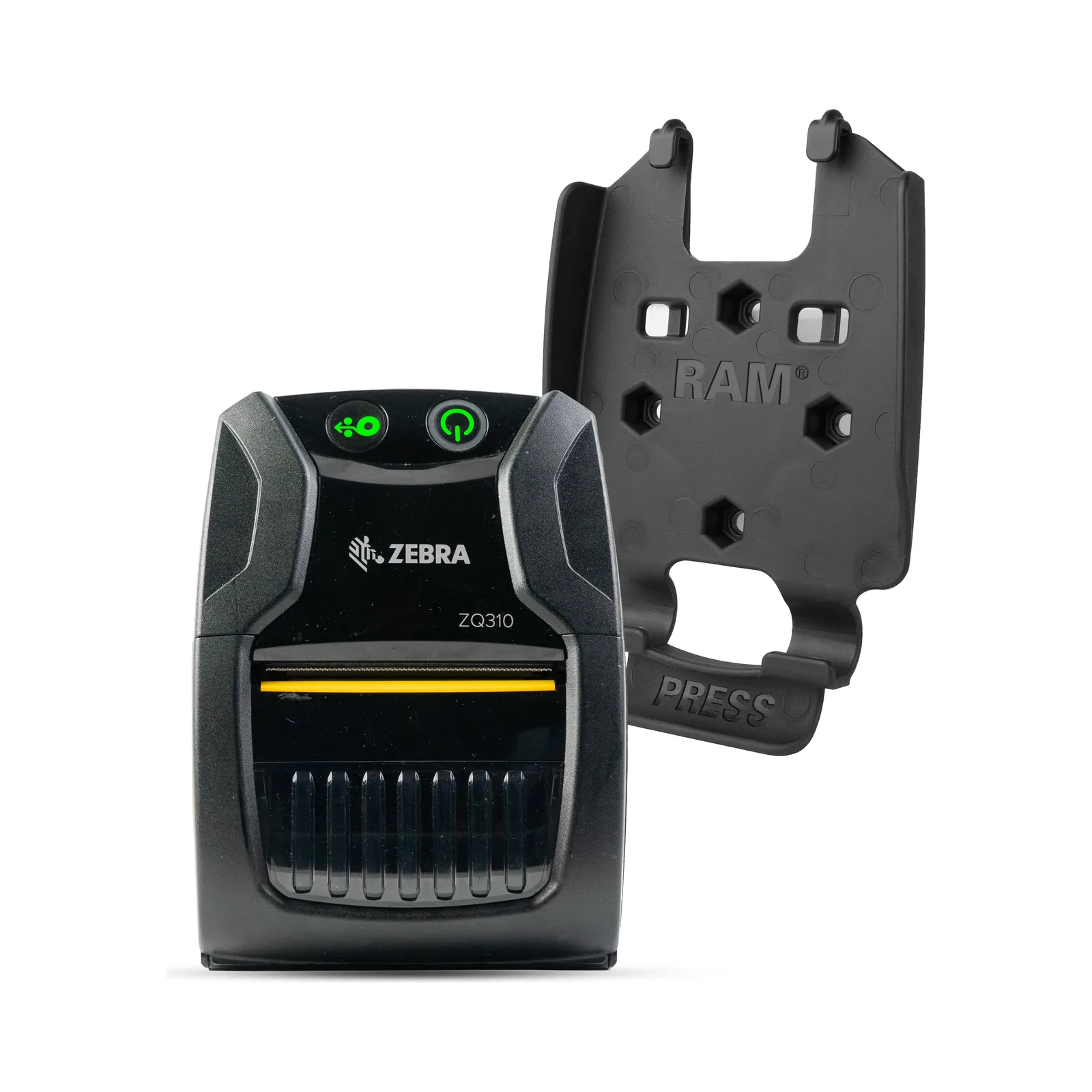 Supporto a Sgancio Rapido RAM Mounts per Stampante per Zebra ZQ310 Series (RAM-HOL-ZE28U)
