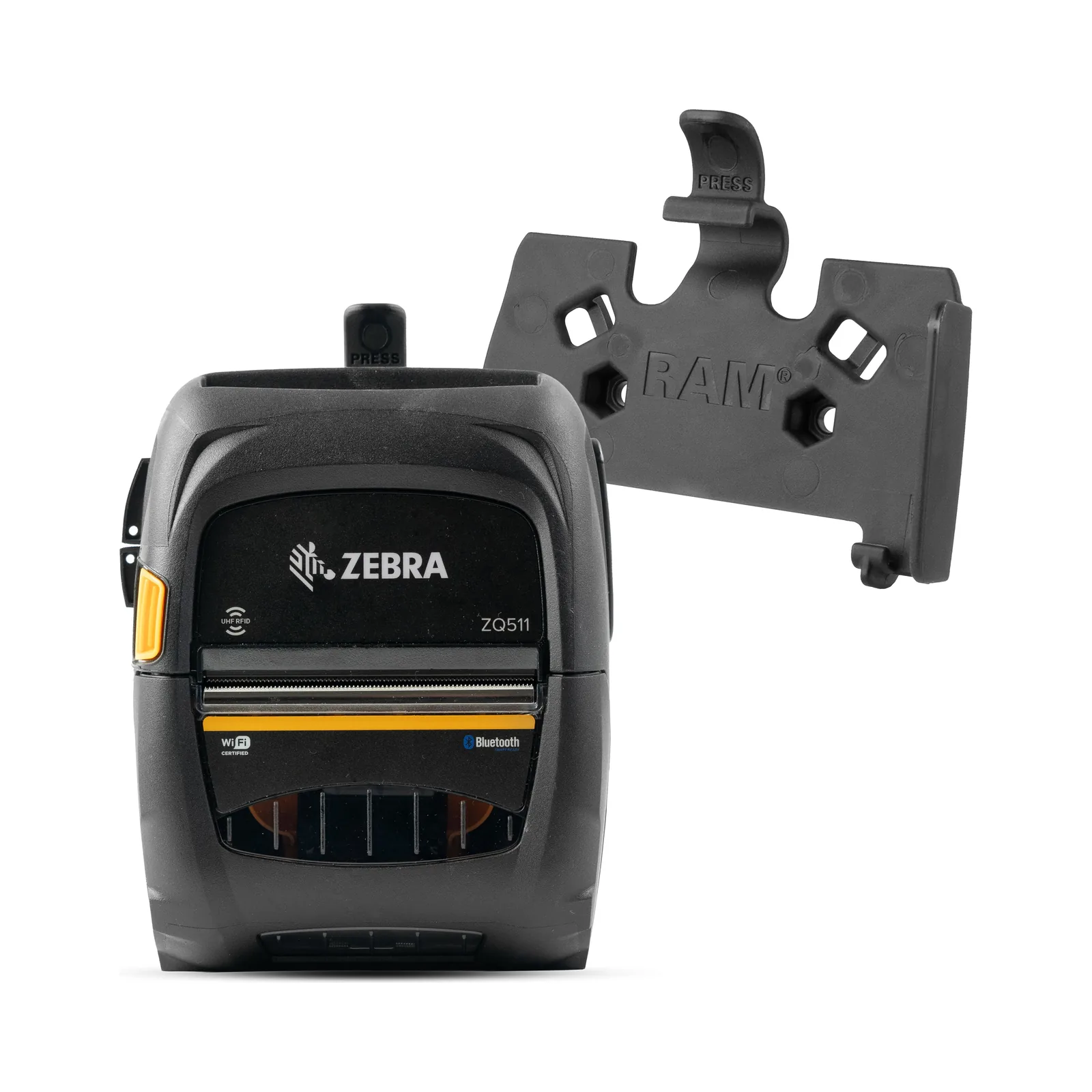 Supporto a Sgancio Rapido RAM Mounts per Stampante per Zebra ZQ511 Series (RAM-HOL-ZE29U)