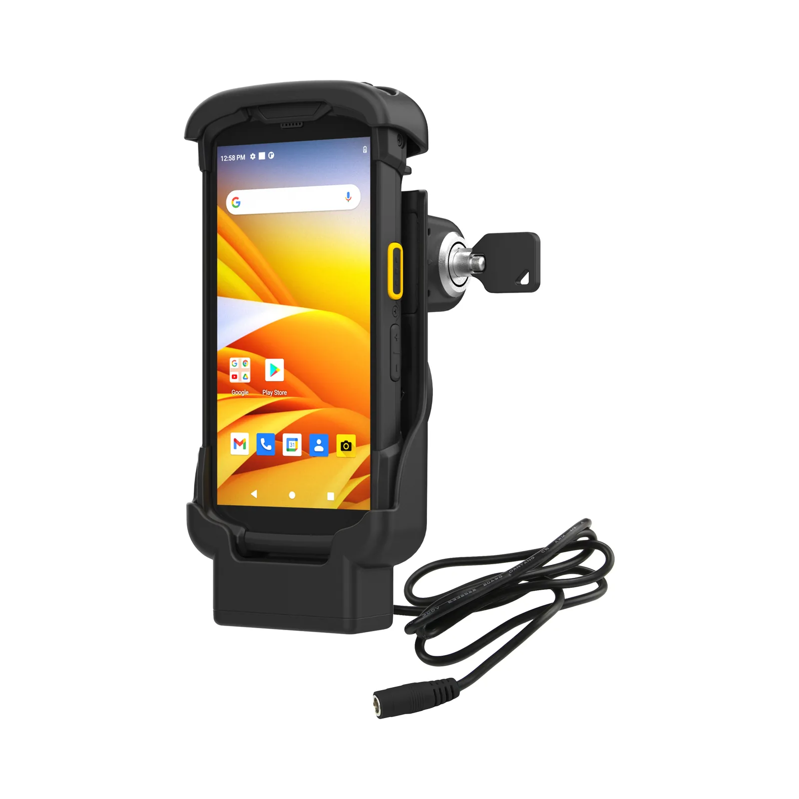 Supporto Sagomato RAM Mounts con ricarica, con serratura a chiave per Zebra TC73 & TC78 (RAM-HOL-ZE17L-1U)