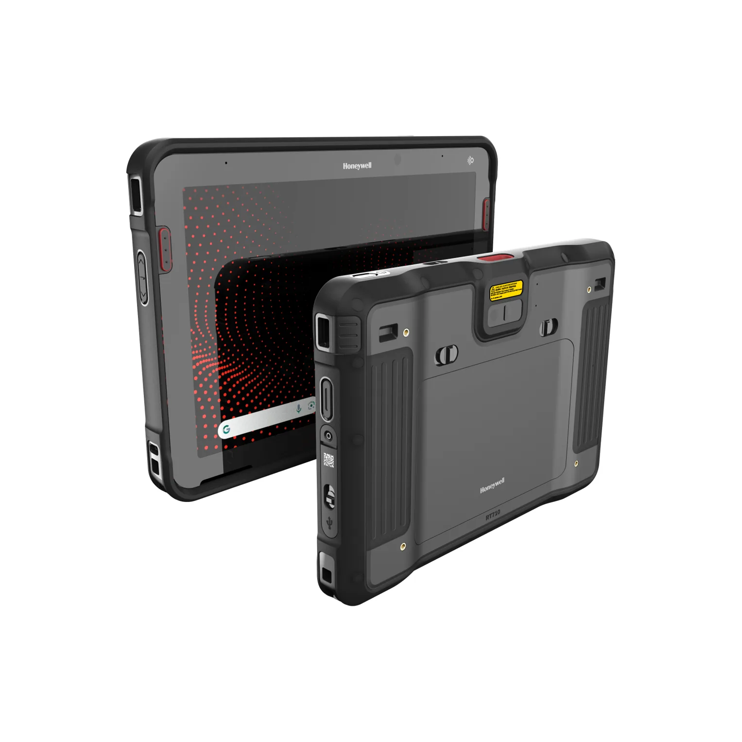 Tablet Honeywell RT710 - vista fronte e retro