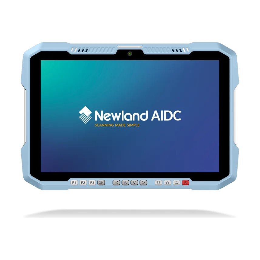 Tablet Newland NQuire 10 Trygon - vista fronte, bianco