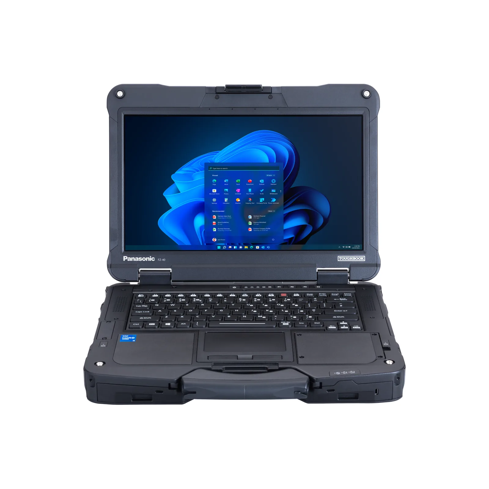 Notebook Panasonic TOUGHBOOK 40 - vista fronte