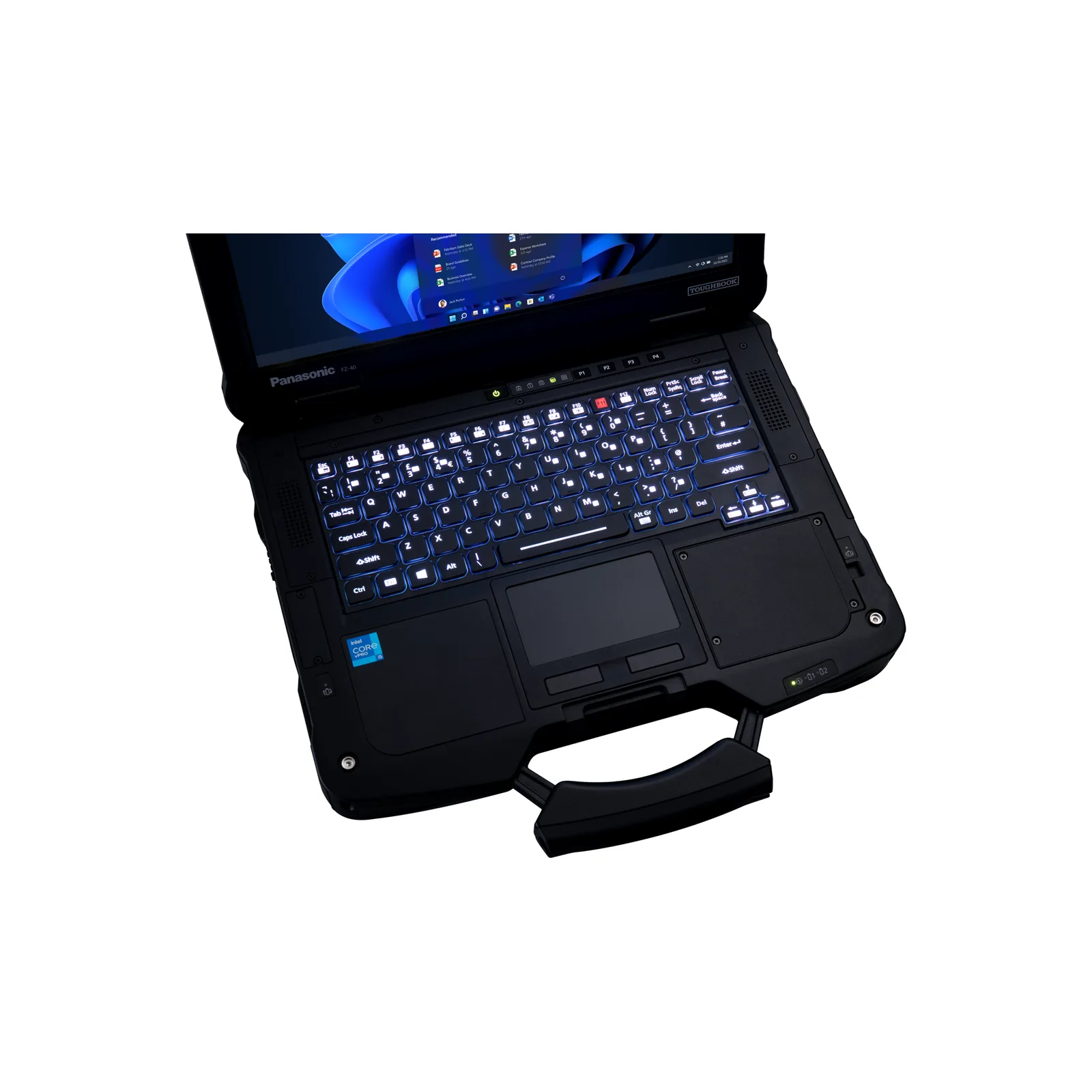 Notebook Panasonic TOUGHBOOK 40 - vista in uso