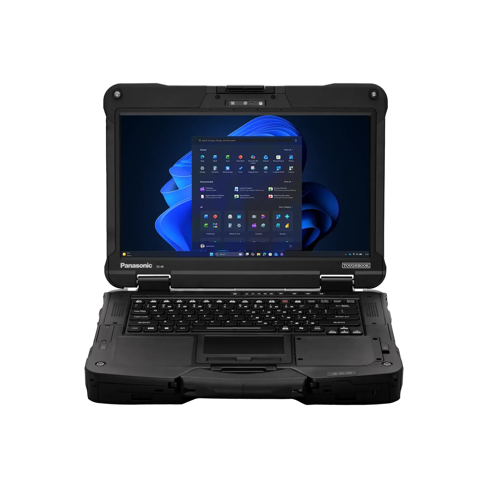 Tablet Panasonic TOUGHBOOK 40 mk3 - vista frontale