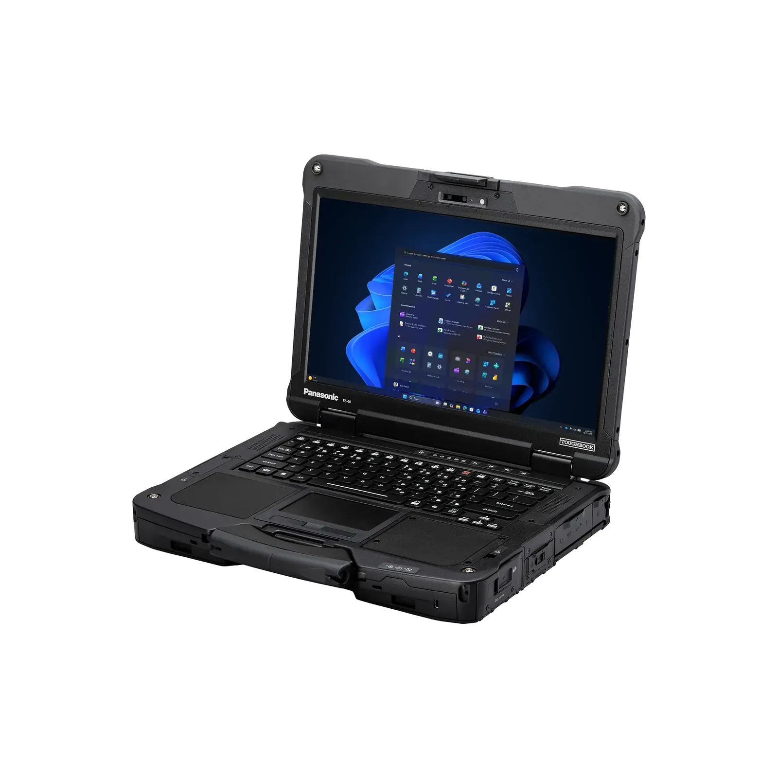 Tablet Panasonic TOUGHBOOK 40 mk3 - vista frontale di tre quarti destra