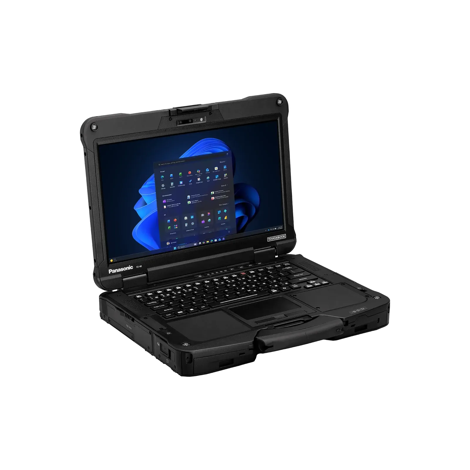 Tablet Panasonic TOUGHBOOK 40 mk3 - vista frontale di tre quarti sinistra