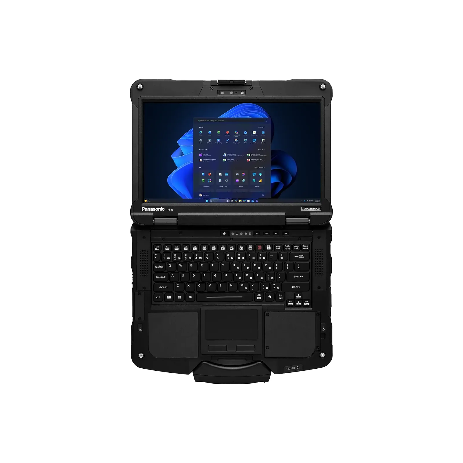 Tablet Panasonic TOUGHBOOK 40 mk3 - vista tastiera