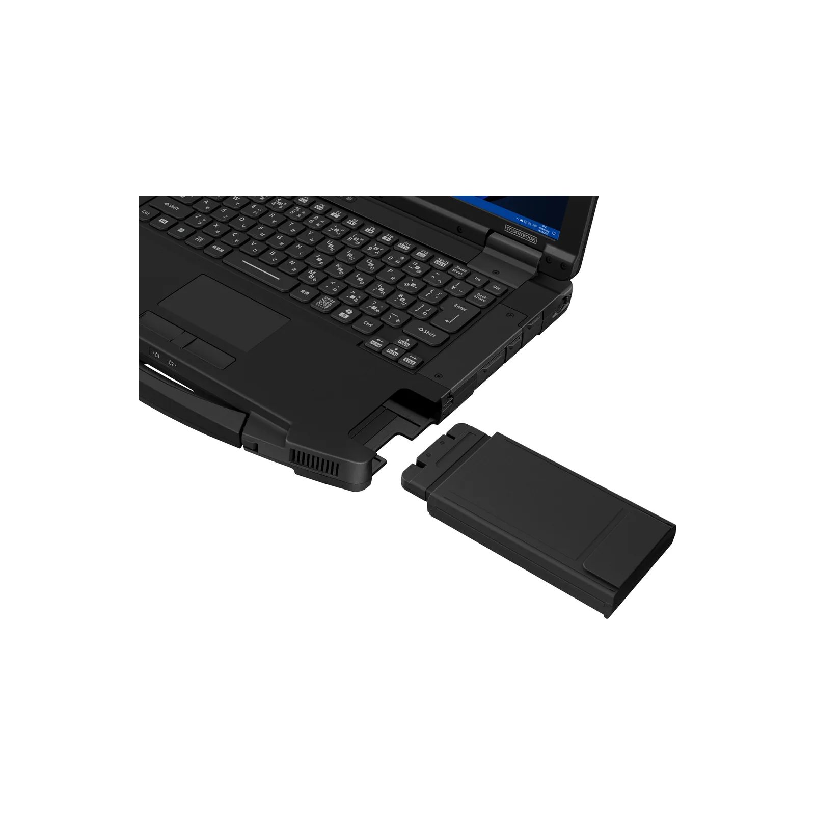 Tablet Panasonic TOUGHBOOK 56 - vista modulo lettore di impronte