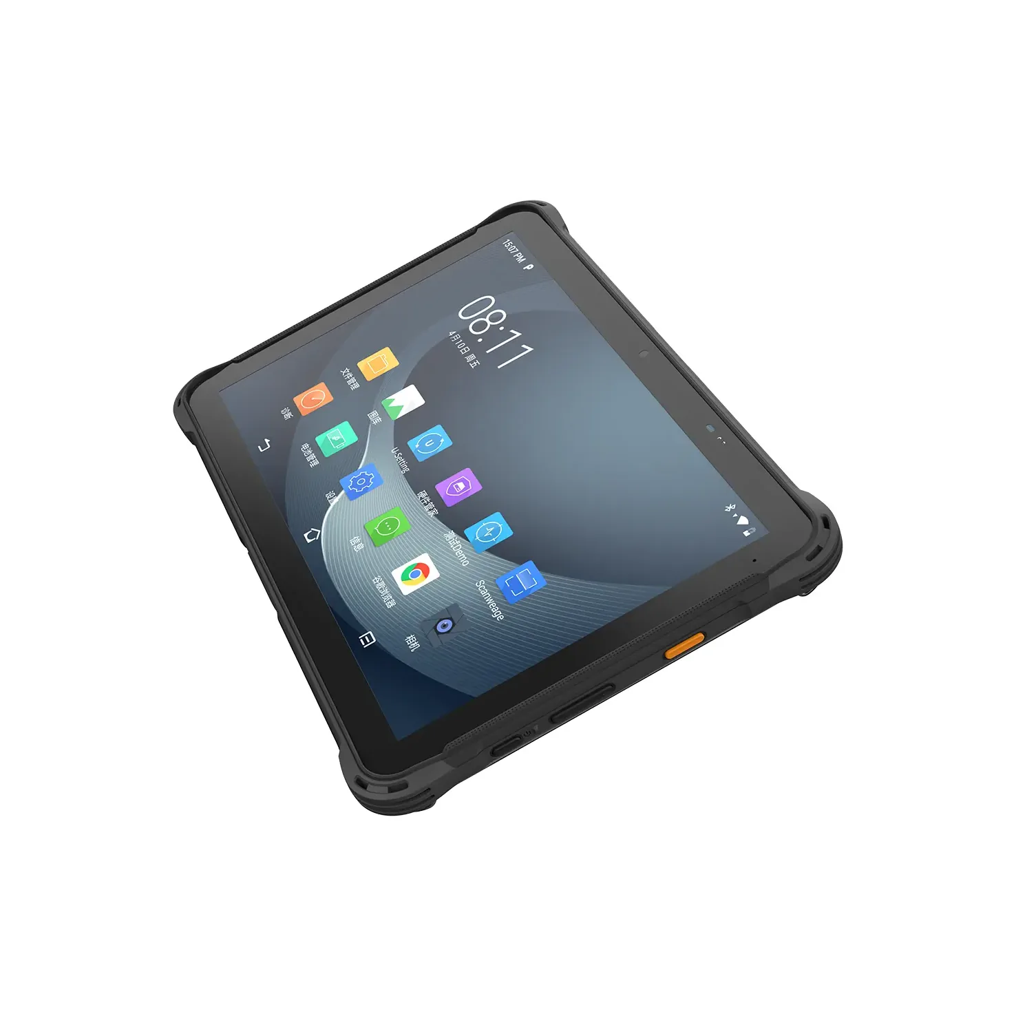Tablet Urovo P8100P - vista fronte inclinato