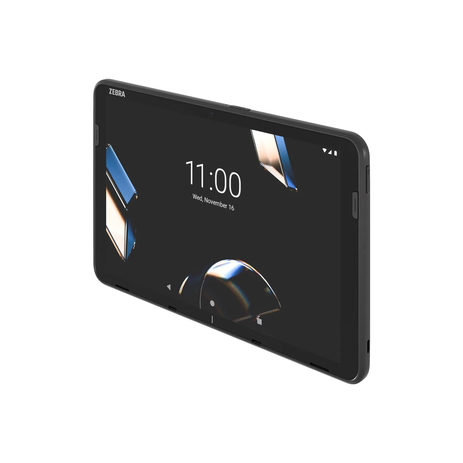 Tablet Zebra ET401 - vista fronte-sinistra, 10" (render ufficiale)