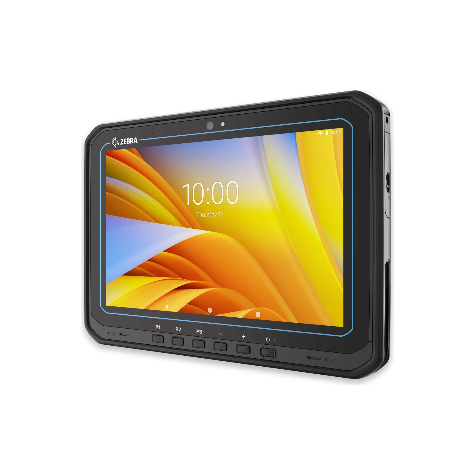 Tablet Zebra ET6 - vista fronte-sinistra, Android