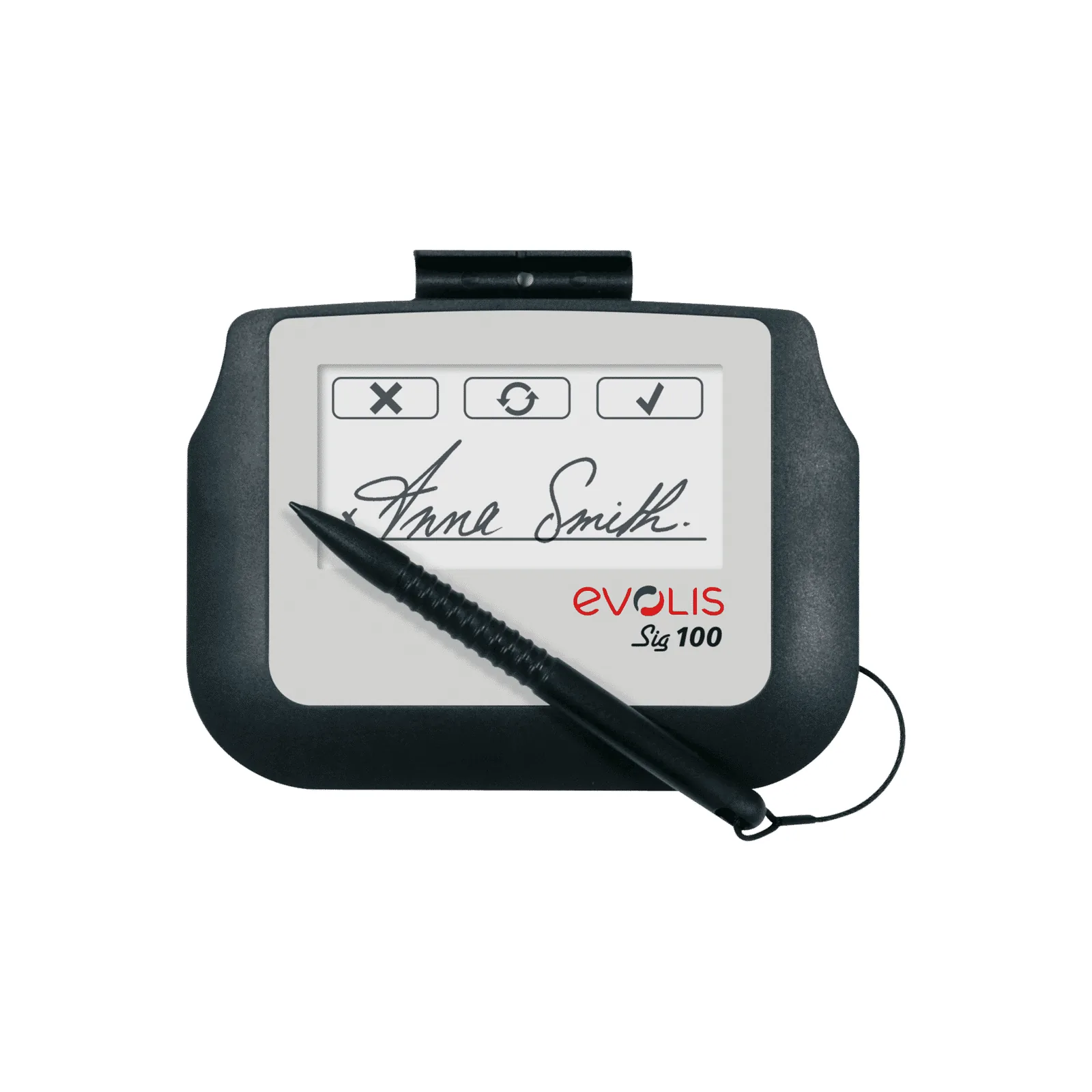 Tavoletta di firma grafometrica Evolis Sig100 (ST-BE105-2-UEVL) - vista fronte