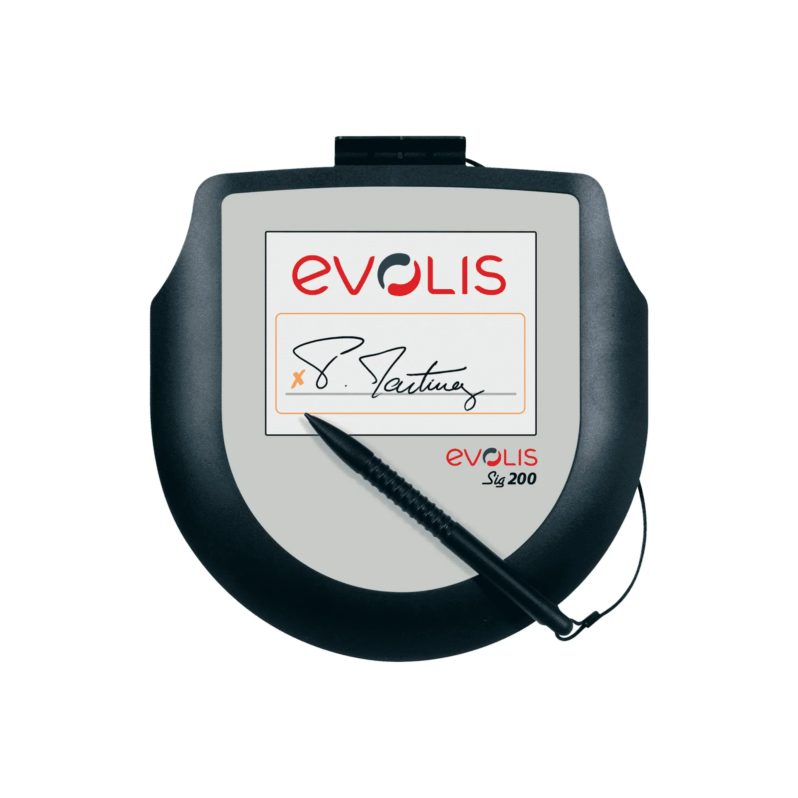 Tavoletta di firma grafometrica Evolis Sig200 (ST-CE1075-2-UEVL) - vista fronte