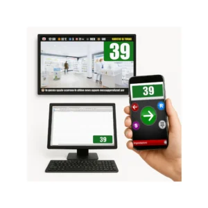 Sistema Eliminacode Multimediale Retailbox con Monitor Gestione Coda e Promozioni