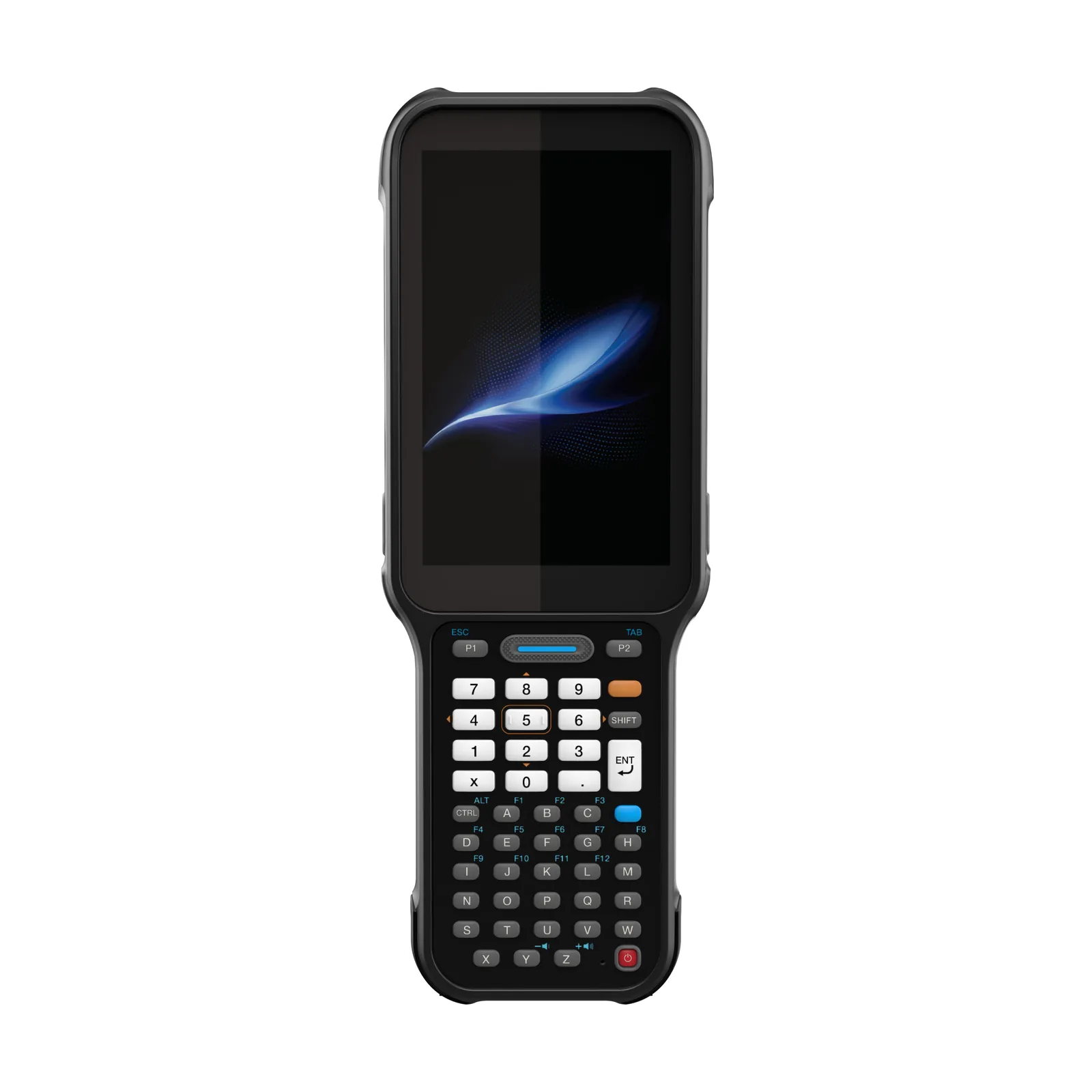 Terminale Bluebird EK430 - vista fronte, tastiera alfanumerica