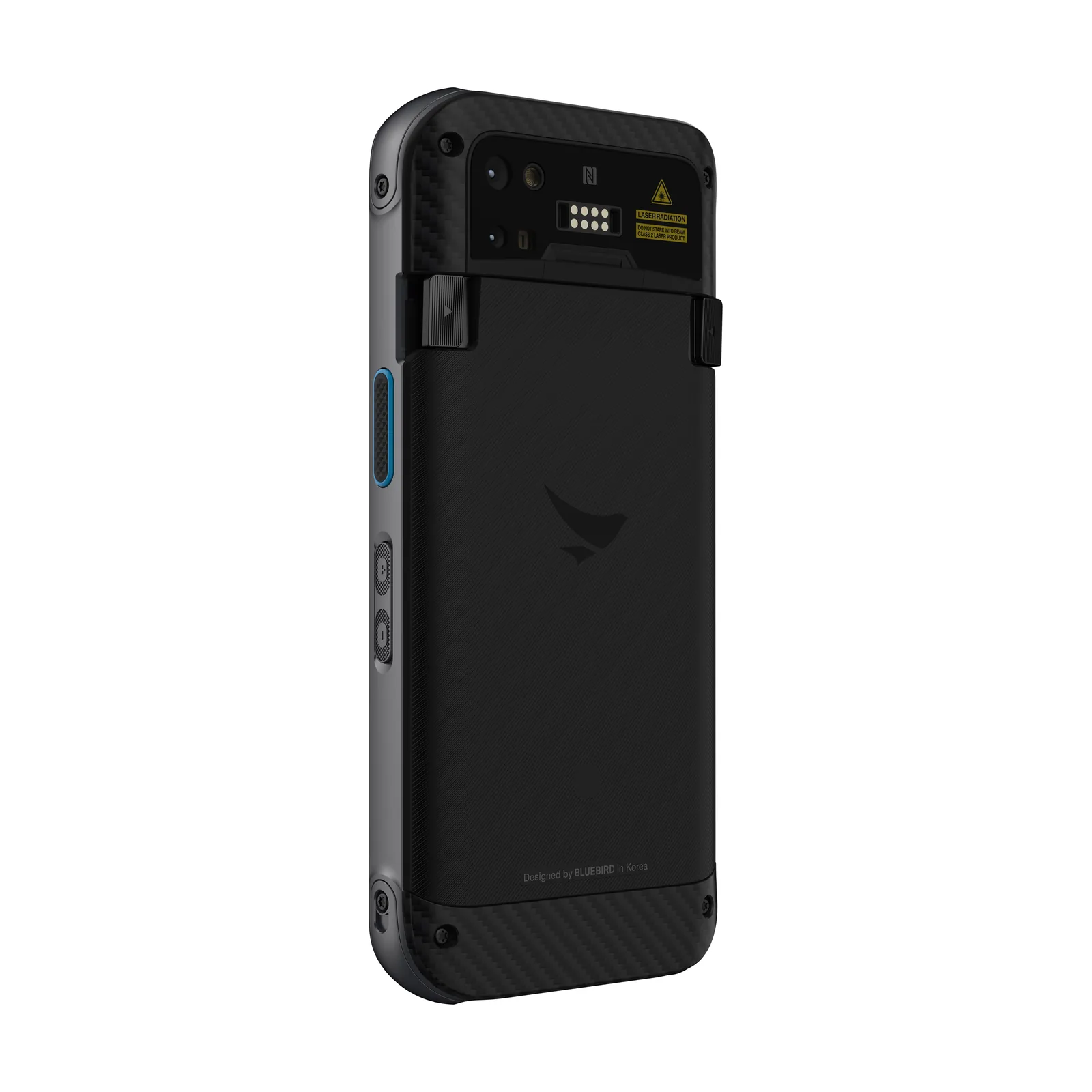 Terminale Bluebird S50 - vista tre quarti posteriore, lato sinistro