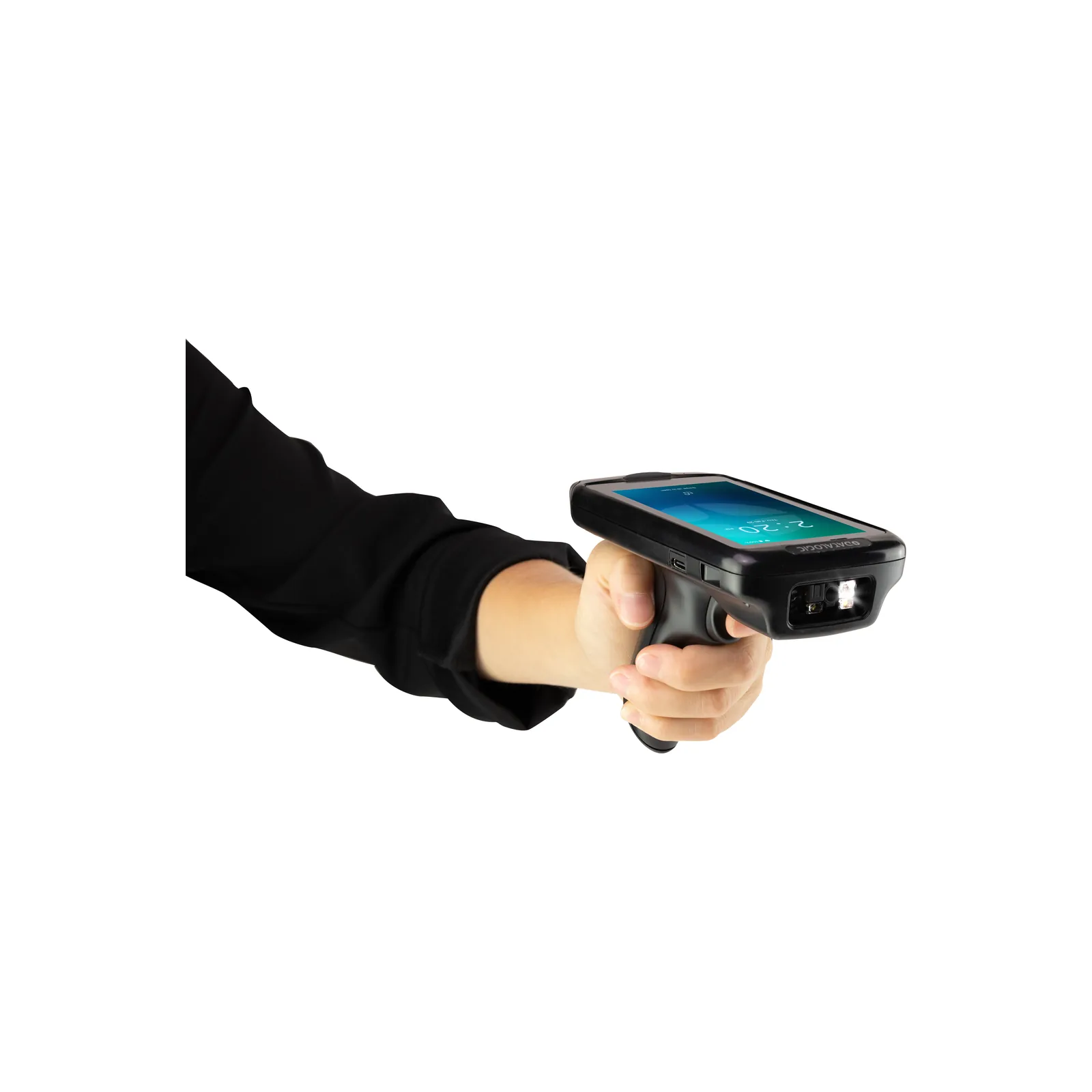 Terminale Datalogic Joya Touch 22 - vista impugnato in mano