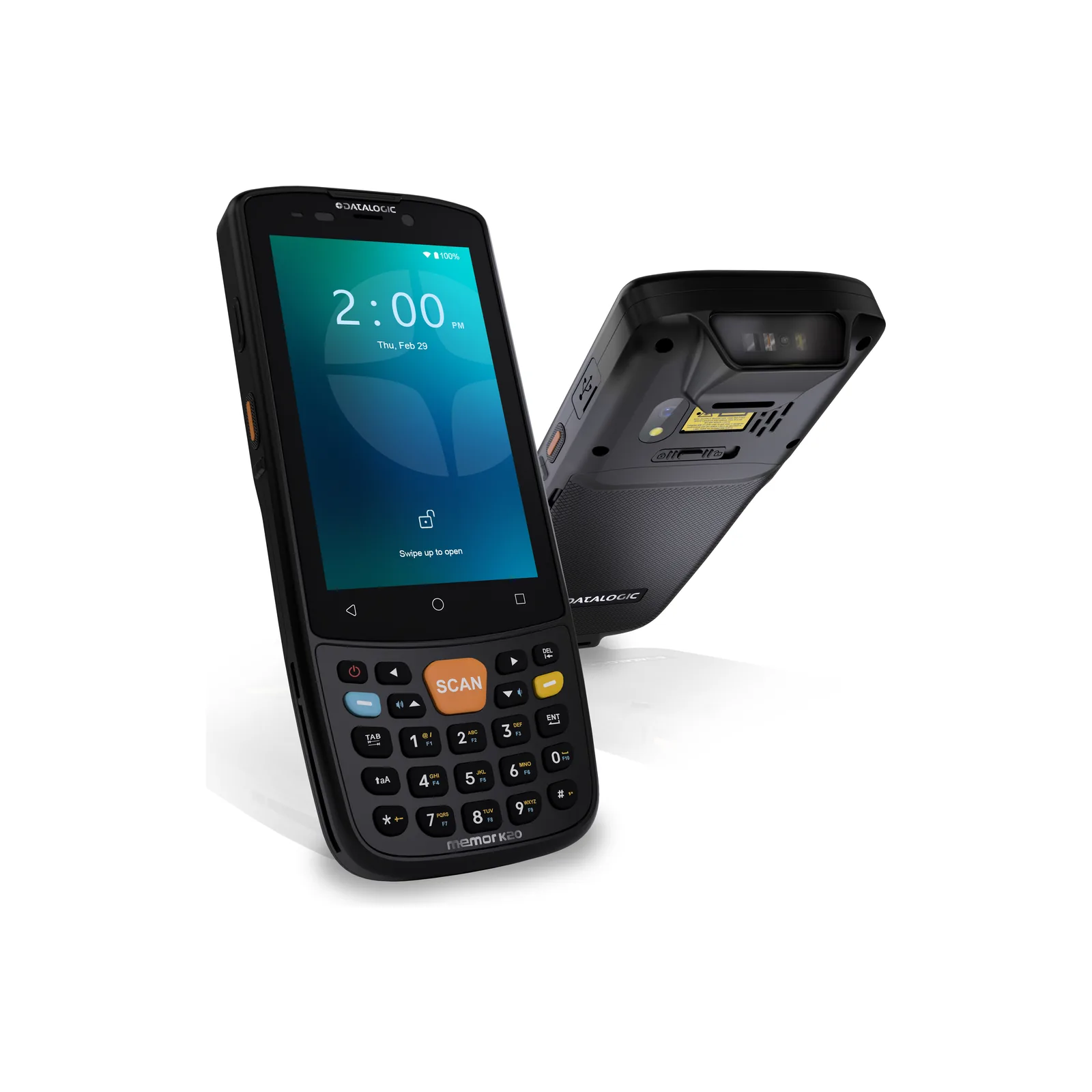 Terminale Datalogic Memor K20-K25 - vista Memor K20, fronte e retro