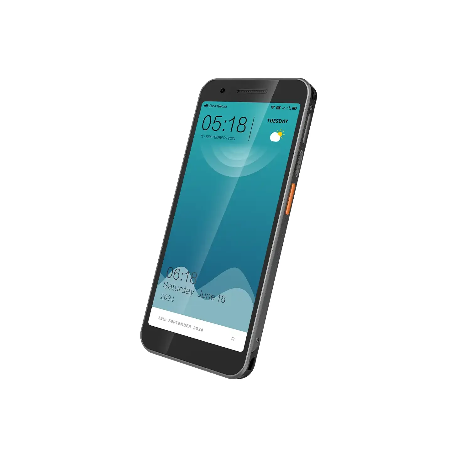 Terminale RFID Urovo DT610 - vista fronte inclinato