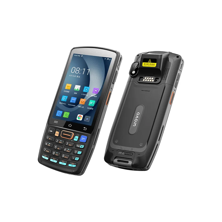 Terminale Urovo DT40 - vista fronte e retro inclinati