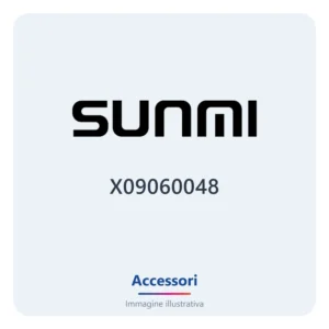 Cover Posteriore Sunmi di Ricambio per il Vano Batteria di SUNMI L2s PRO (X09060048) - immagine illustrativa