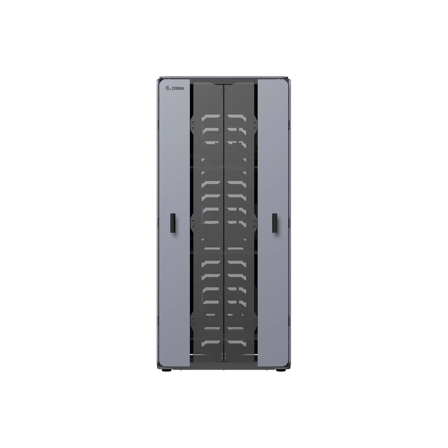 Armadio di ricarica Zebra Guardian Cabinet Large, versione da montare (CS-CAB-4-FLTPK-B-EMEA) - vista fronte